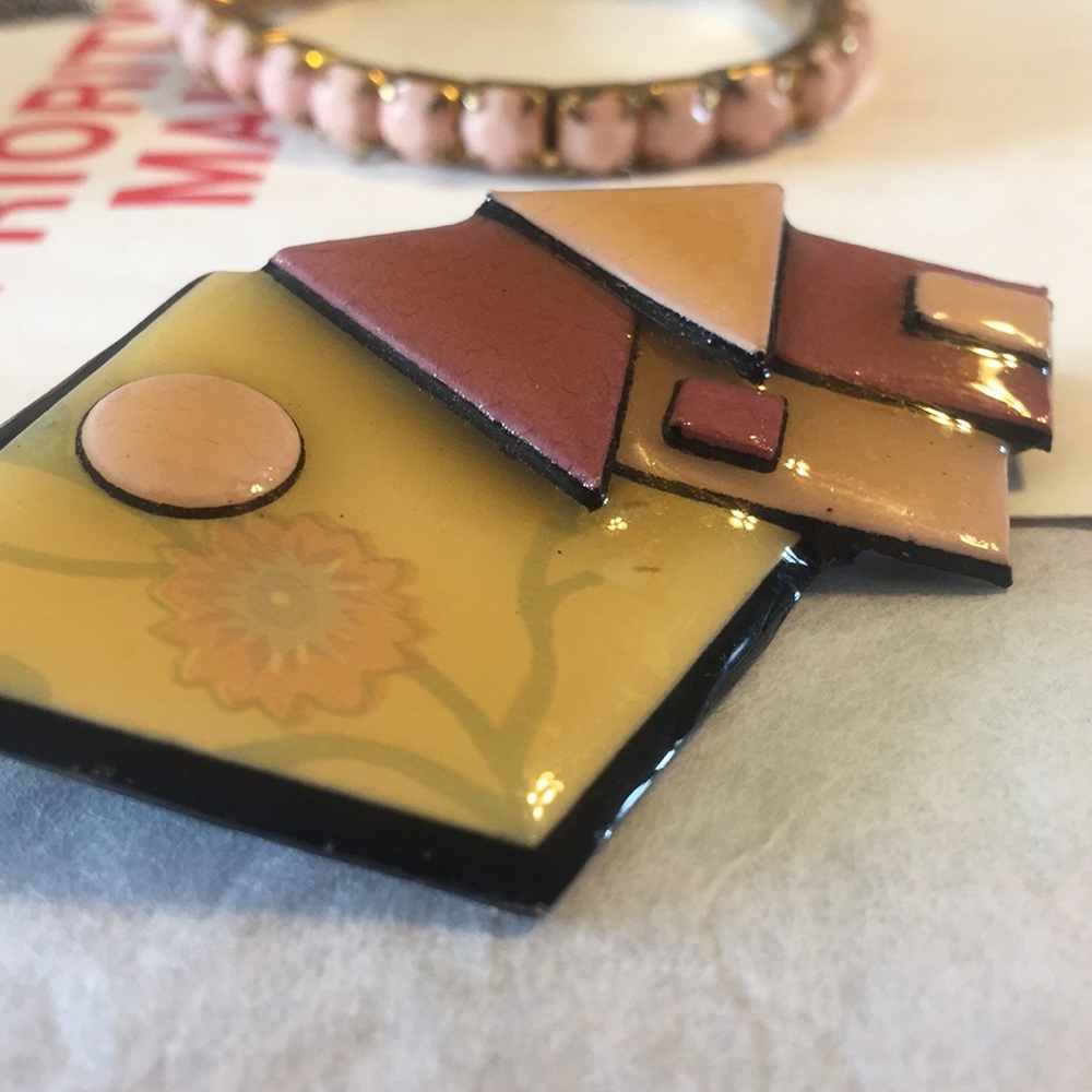 Vintage Lucinda House Pin, pink crystal bracelet - Picture 5 of 5